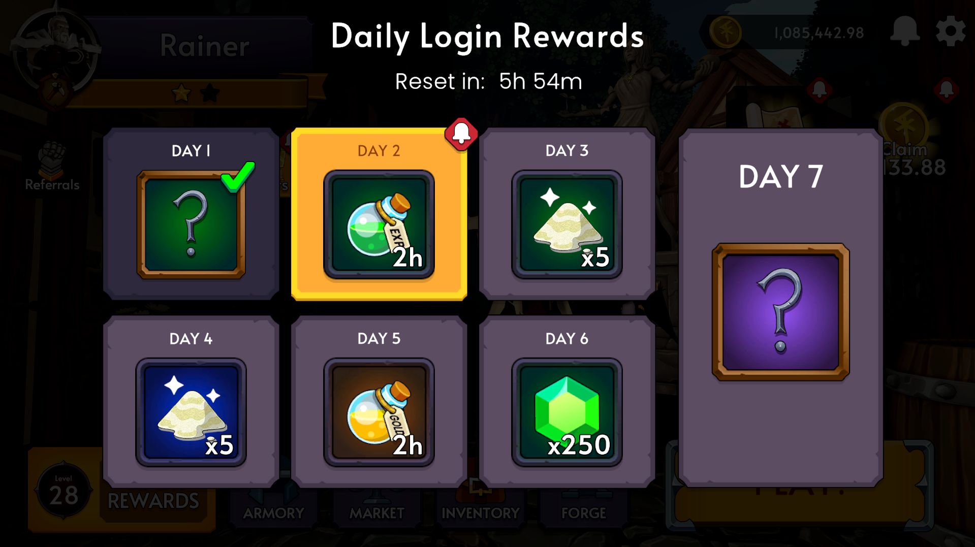 Daily Login