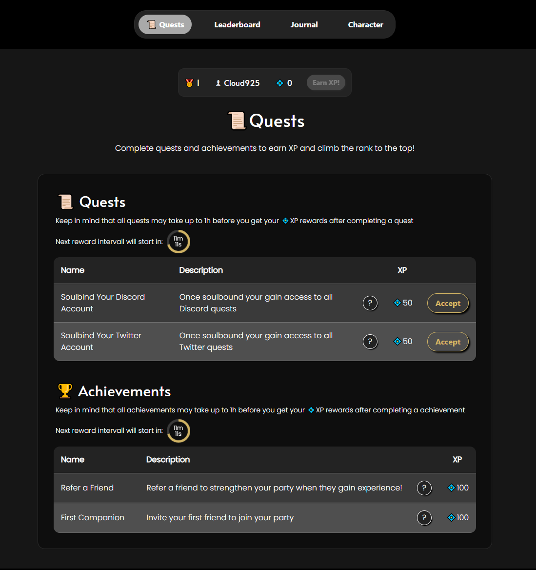 Quests Module